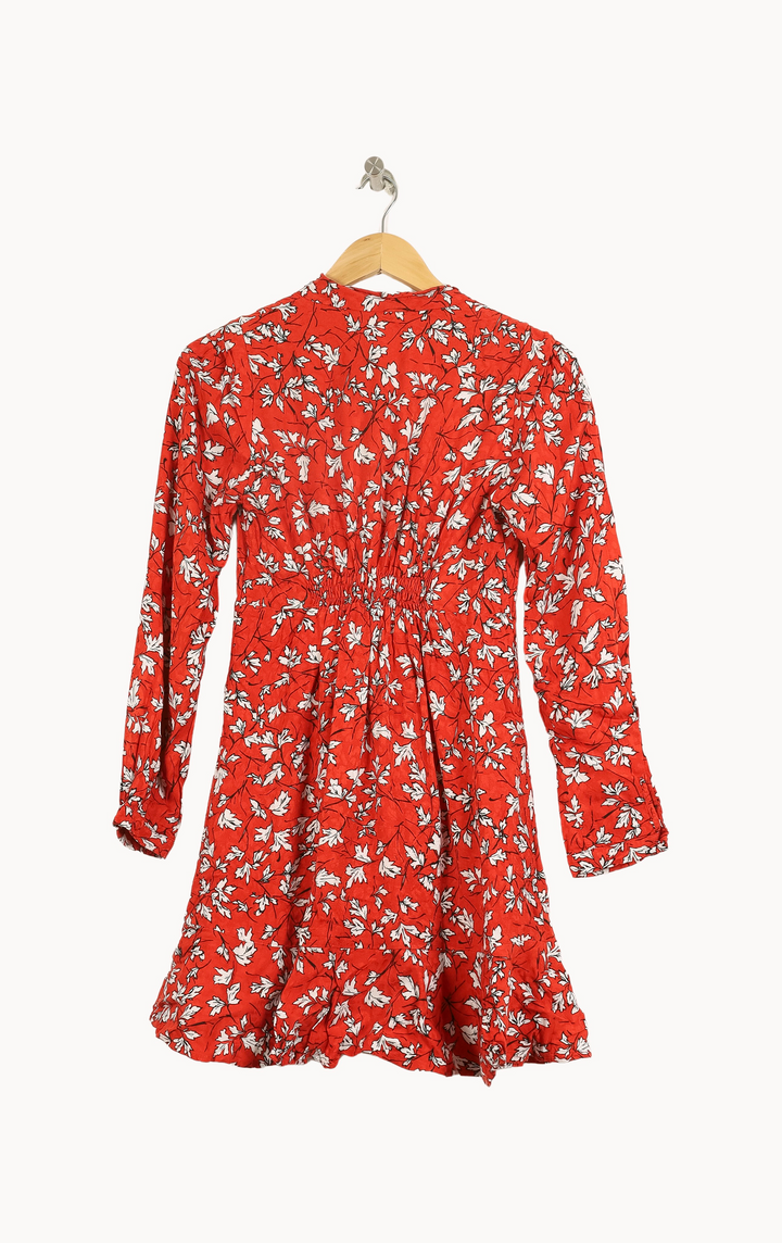Robe Courte Rouge et Blanche - Taille S/36 de la marque Suncoo | PARAD50467 - Vendu par Paradigme - Image 4