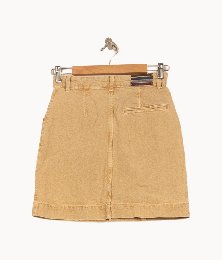 Jupe Courte Beige - Taille XS/34 de la marque Vanessa Bruno | PARAD51491 - Vendu par Paradigme - Image 4