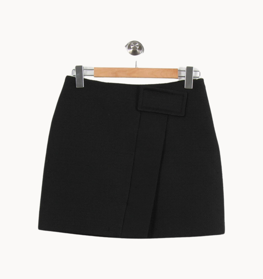 Jupe Courte Noire - Taille M/38 de la marque Claudie Pierlot | PARAD55558 - Vendu par Paradigme - Image 2