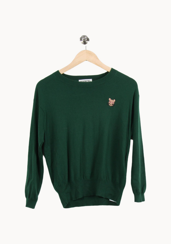 Pull Vert - Taille S/36 de la marque Essentiel Antwerp | PARAD50949 - Vendu par Paradigme - Image 2