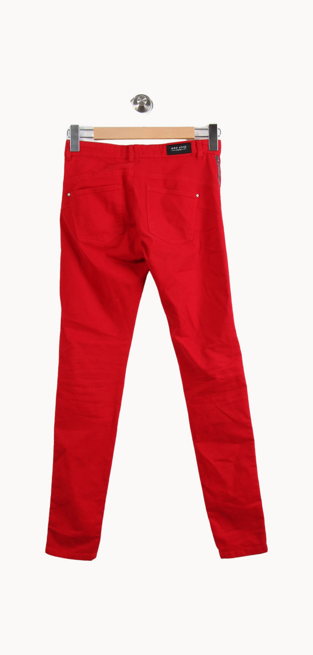 Jean Rouge - Taille XS/34 de la marque One Step | PARAD66590 - Vendu par Paradigme - Image 4