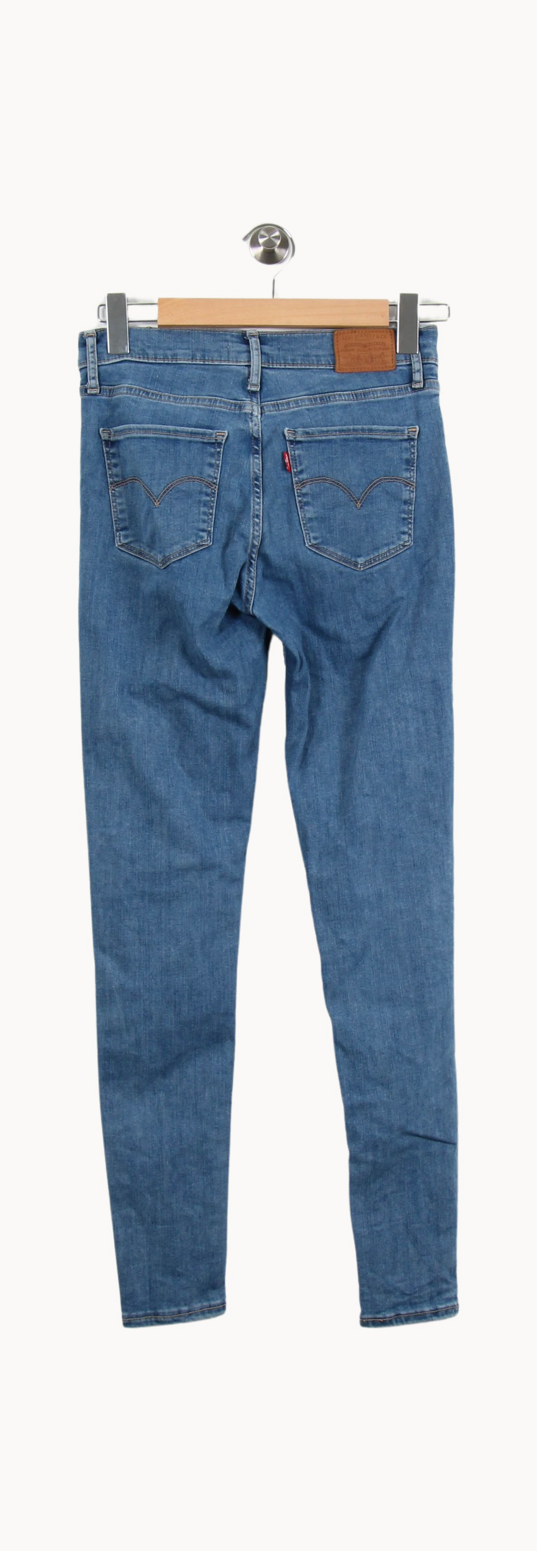 Jean Skinny Bleu - Taille M/38 de la marque Levi's | PARAD51319 - Vendu par Paradigme - Image 4