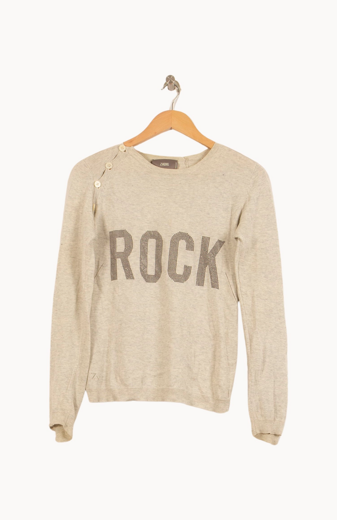 Pull Gris - Taille S/36 de la marque Zadig&Voltaire | PARAD44621 - Vendu par Paradigme - Image 2