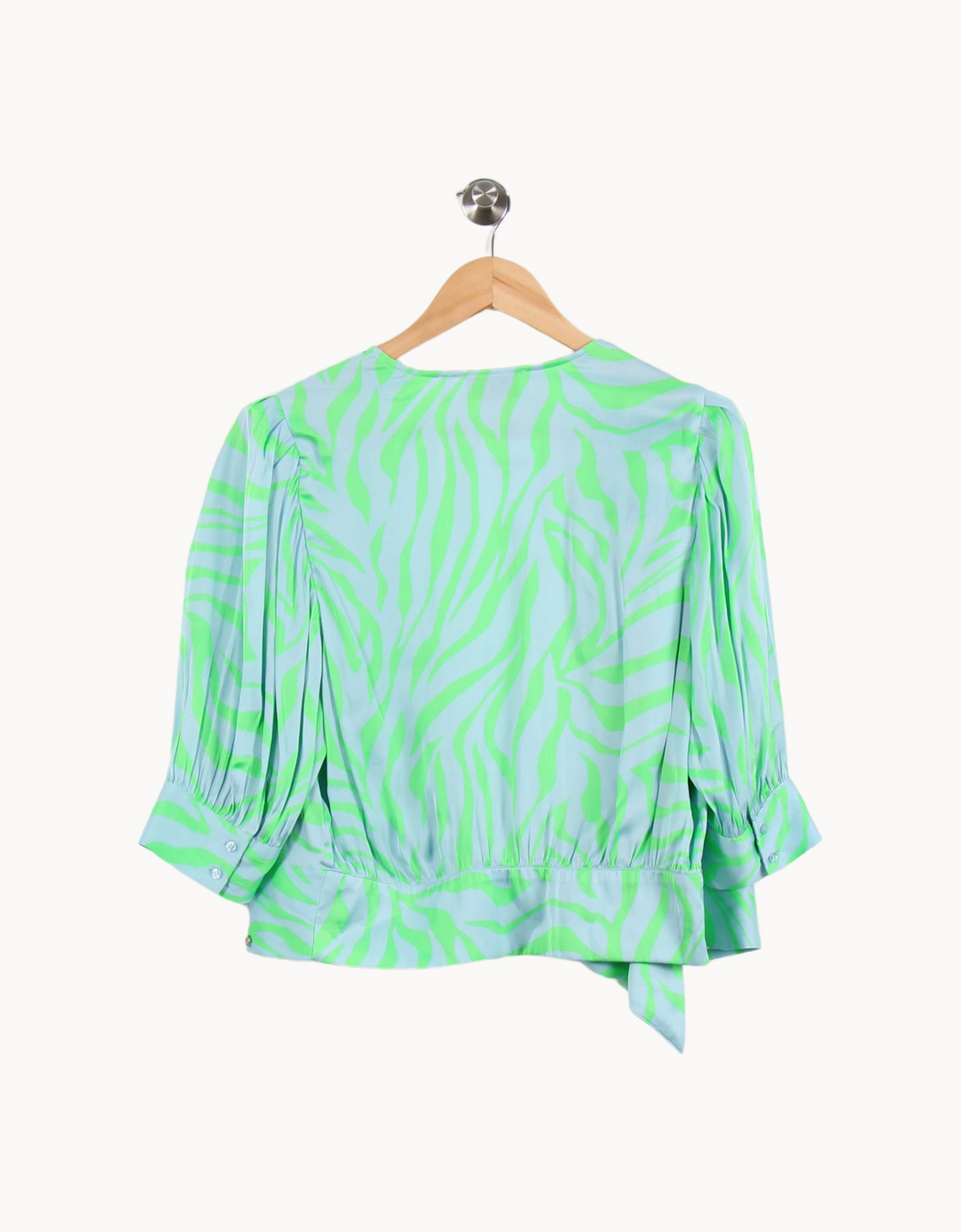 Top à nouer bleu et vert - Taille M/38 de la marque Essentiel Antwerp | PARAD42556 - Vendu par Paradigme - Image 4