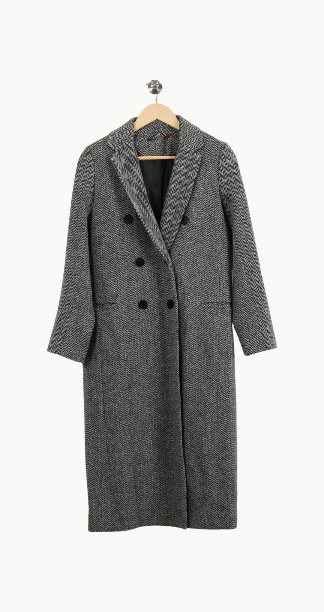 Manteau Gris - Taille XS/34 de la marque Comptoir des Cotonniers | PARAD66497 - Vendu par Paradigme - Image 4