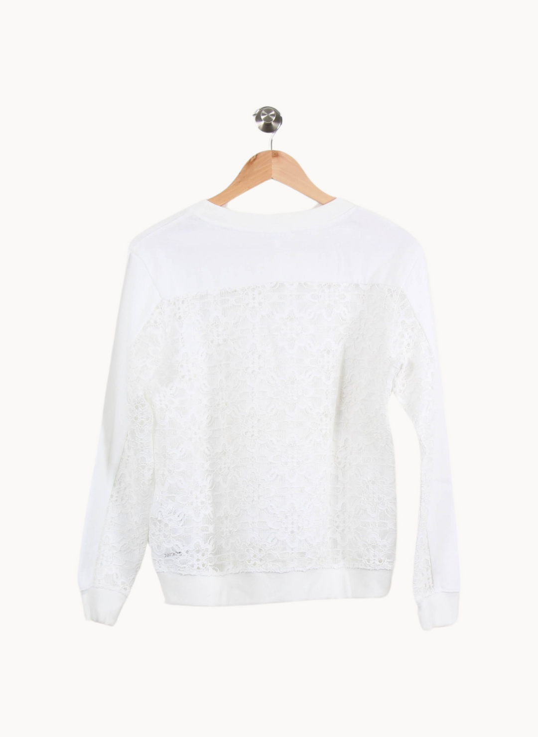 Sweatshirt Blanc - Taille L/40 de la marque Claudie Pierlot | PARAD51864 - Vendu par Paradigme - Image 4