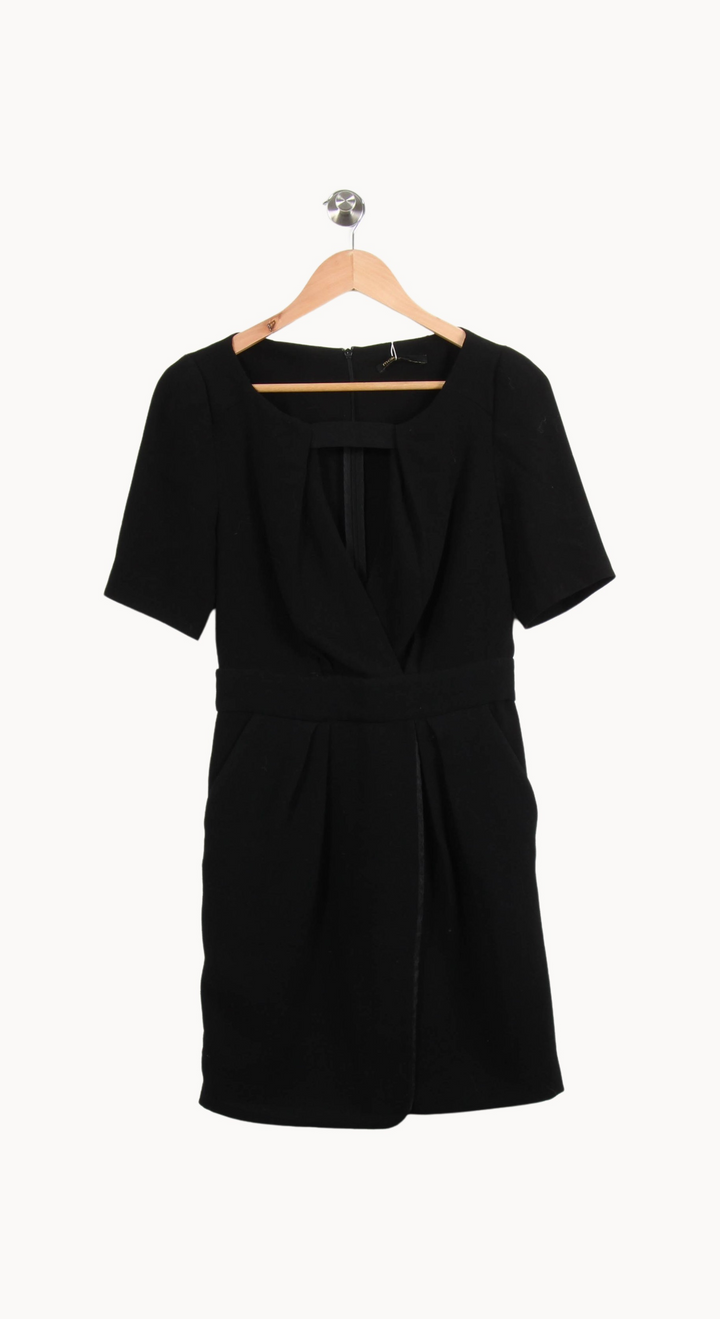 Robe Courte Noire - Taille S/36 de la marque Maje | PARAD65122 - Vendu par Paradigme - Image 2