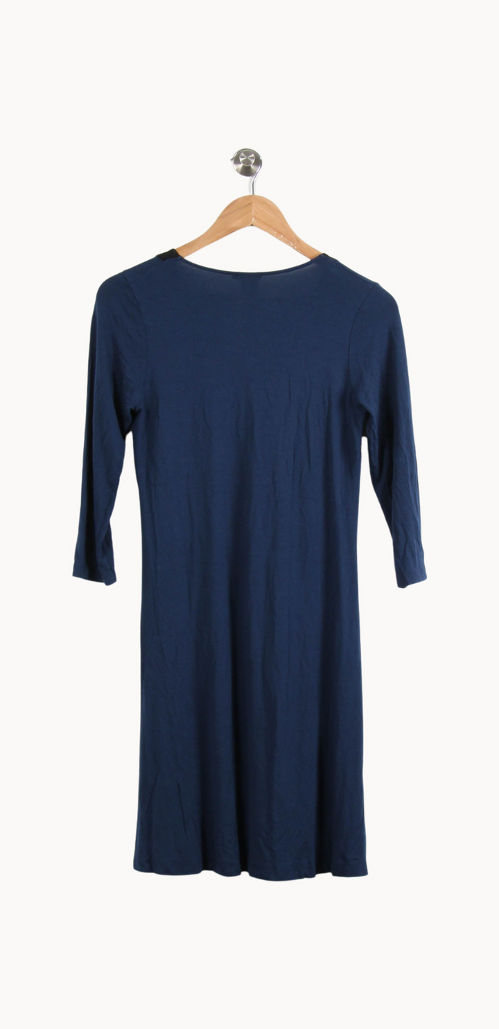 Robe Midi Bleue et Noire - Taille S/36 de la marque Filippa K | PARAD66986 - Vendu par Paradigme - Image 4
