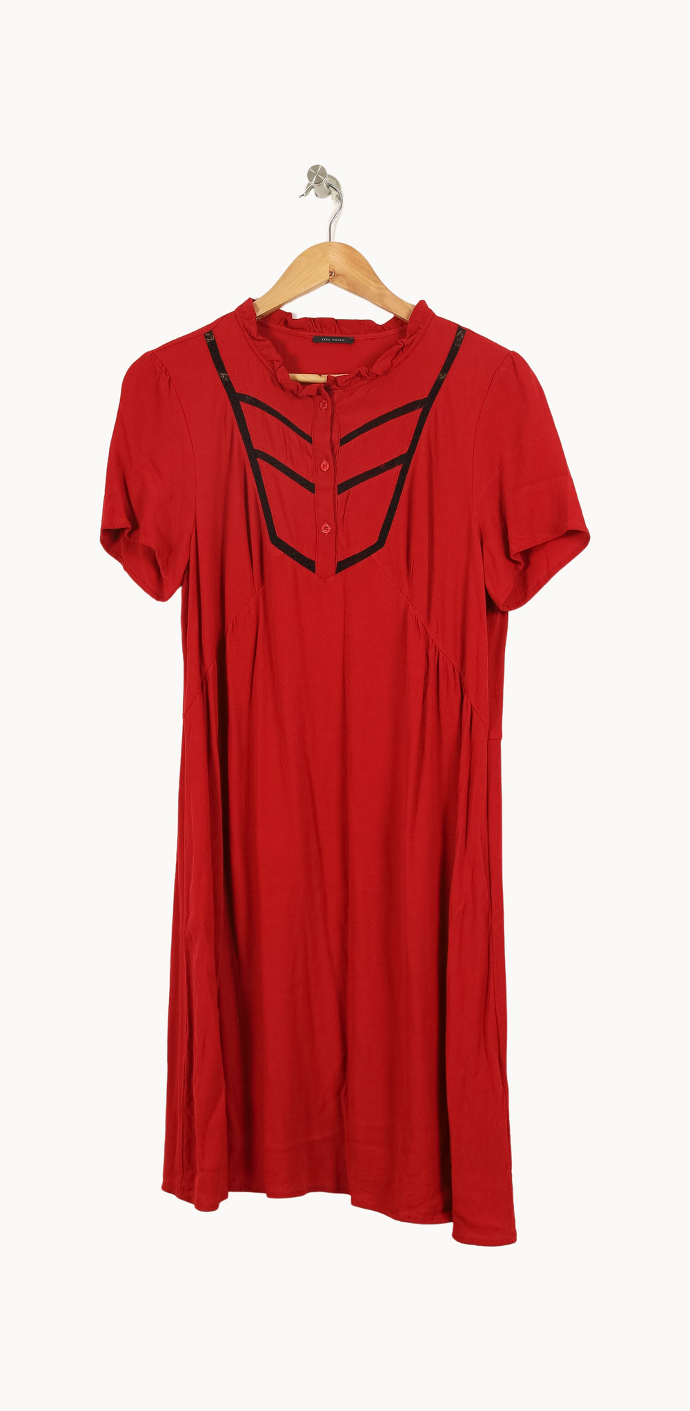 Robe Rouge - Taille S/36 de la marque IKKS | PARAD69117 - Vendu par Paradigme - Image 2