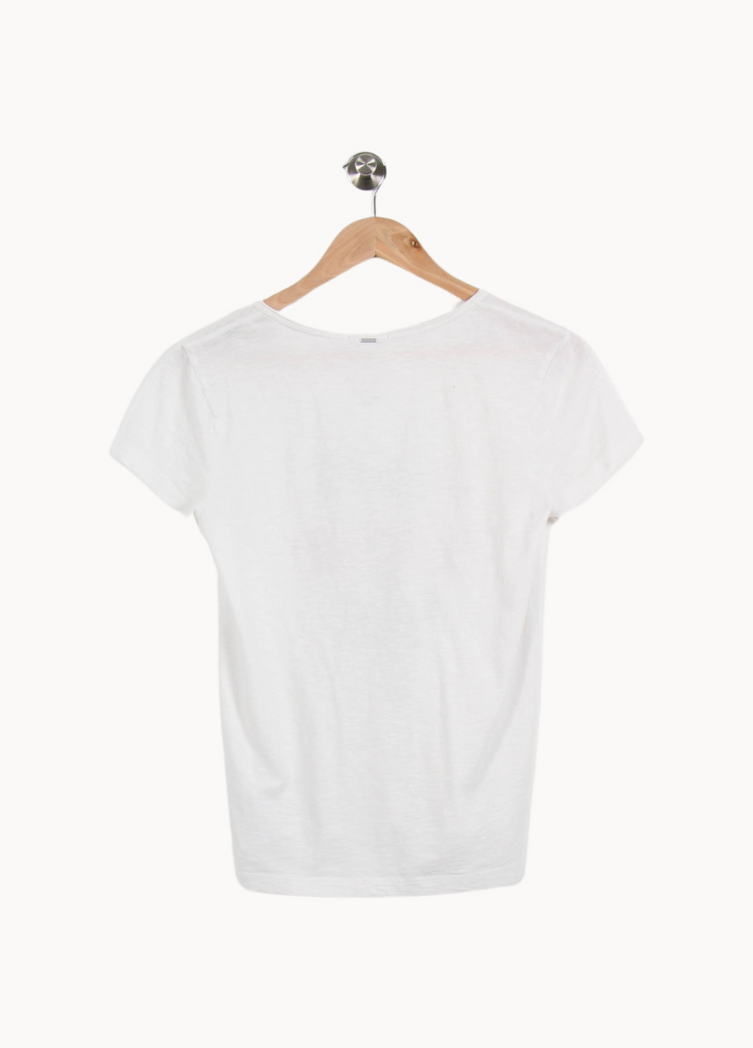 Tee-shirt Blanc - Taille XS/34 de la marque IKKS | PARAD63621 - Vendu par Paradigme - Image 4