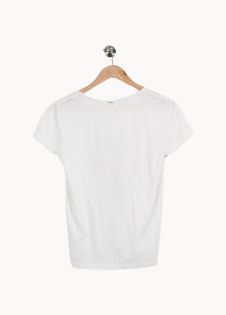Tee-shirt Blanc - Taille XS/34 de la marque IKKS | PARAD63621 - Vendu par Paradigme - Image 4