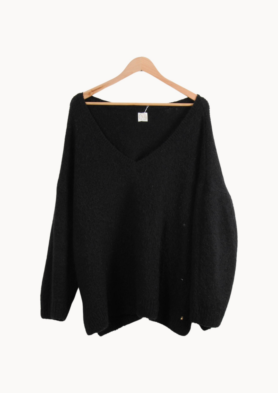 Pull Noir - Taille L/40 de la marque Des petits hauts | PARAD66961 - Vendu par Paradigme - Image 2
