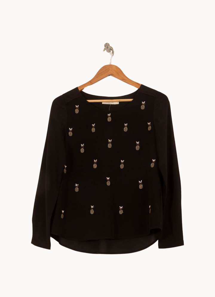 Blouse Noire - Taille S/36 de la marque Grace & Mila | PARAD16772 - Vendu par Paradigme - Image 2
