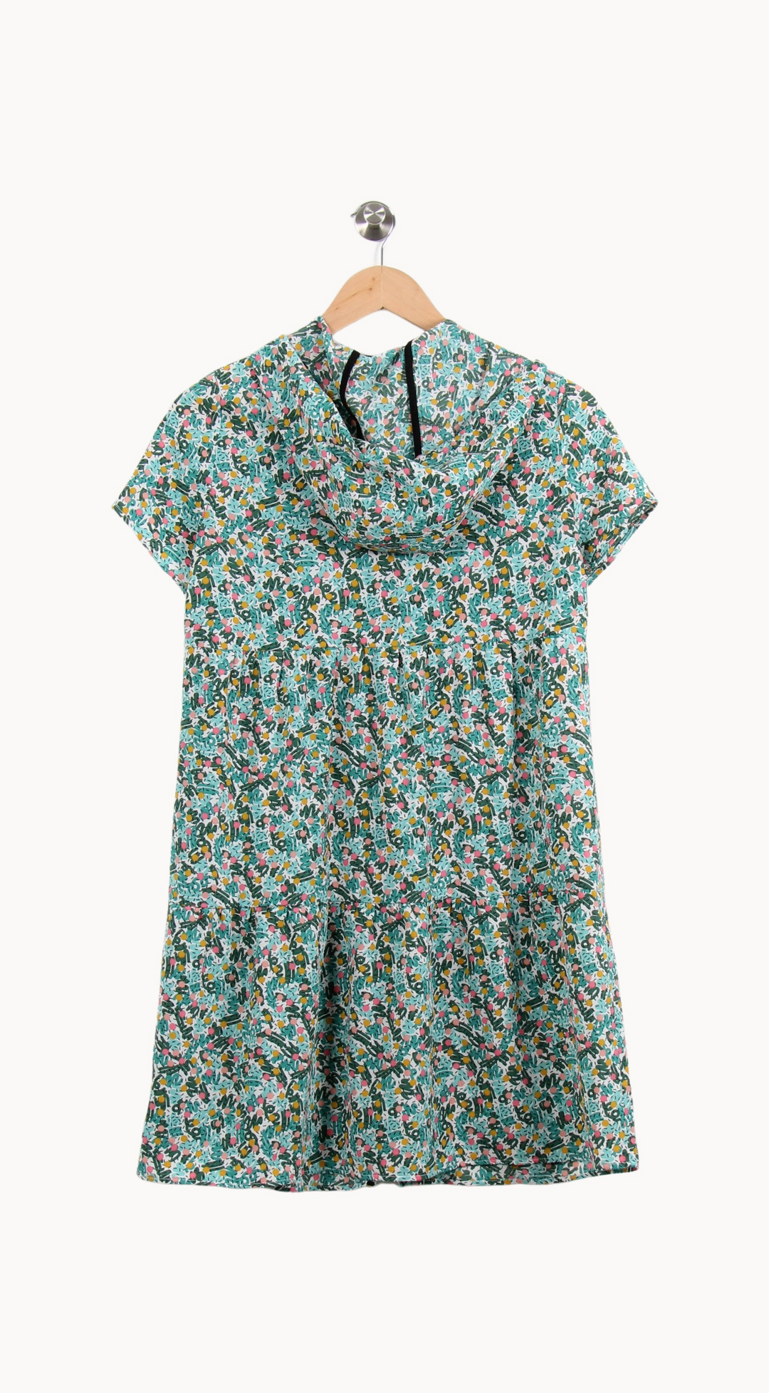 Robe Chemise Verte et Rose - Taille M/38 de la marque I.Code | PARAD64332 - Vendu par Paradigme - Image 4