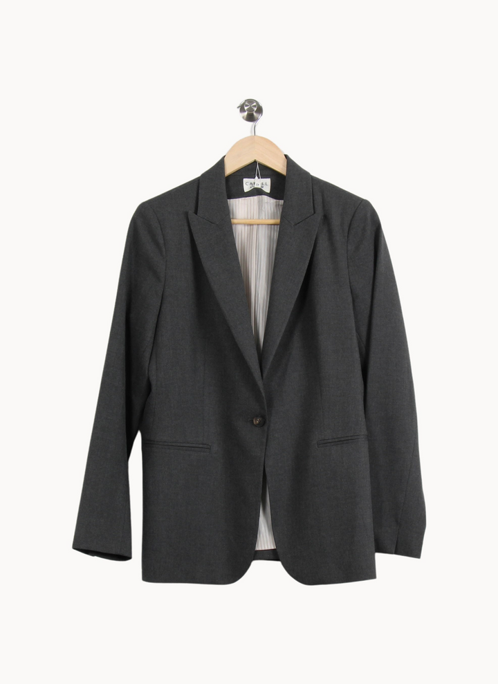 Blazer Gris - Taille XL/42 de la marque Caroll | PARAD67234 - Vendu par Paradigme - Image 2