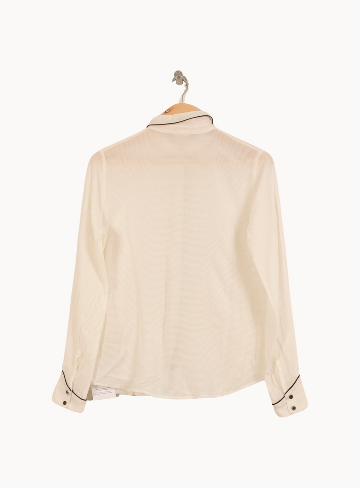 Chemise Blanche et Noire - Taille L/40 de la marque Ekyog | PARAD53585 - Vendu par Paradigme - Image 4