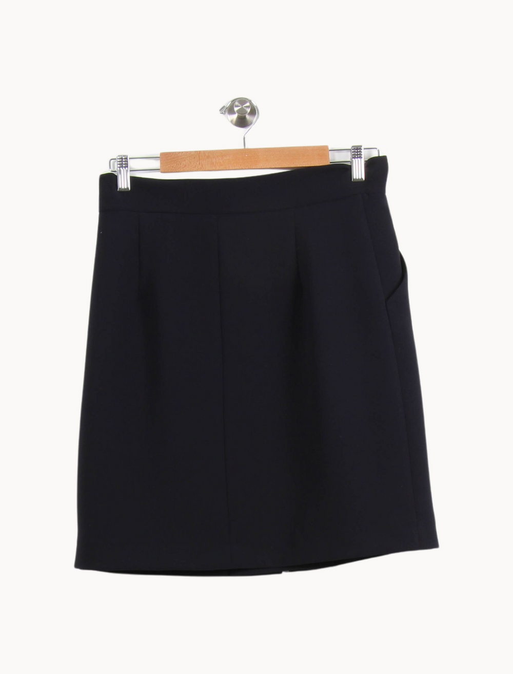 Jupe Courte Bleue - Taille L/40 de la marque Tara Jarmon | PARAD64194 - Vendu par Paradigme - Image 4