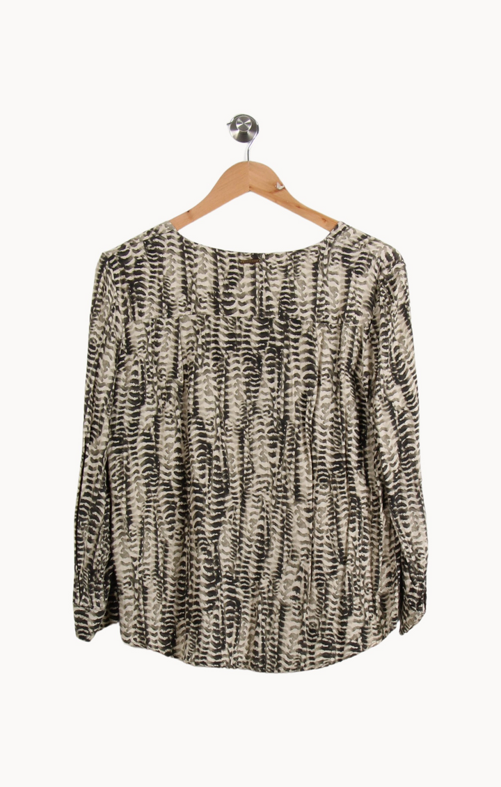 Blouse Beige et Noire - Taille L/40 de la marque One Step | PARAD66481 - Vendu par Paradigme - Image 4