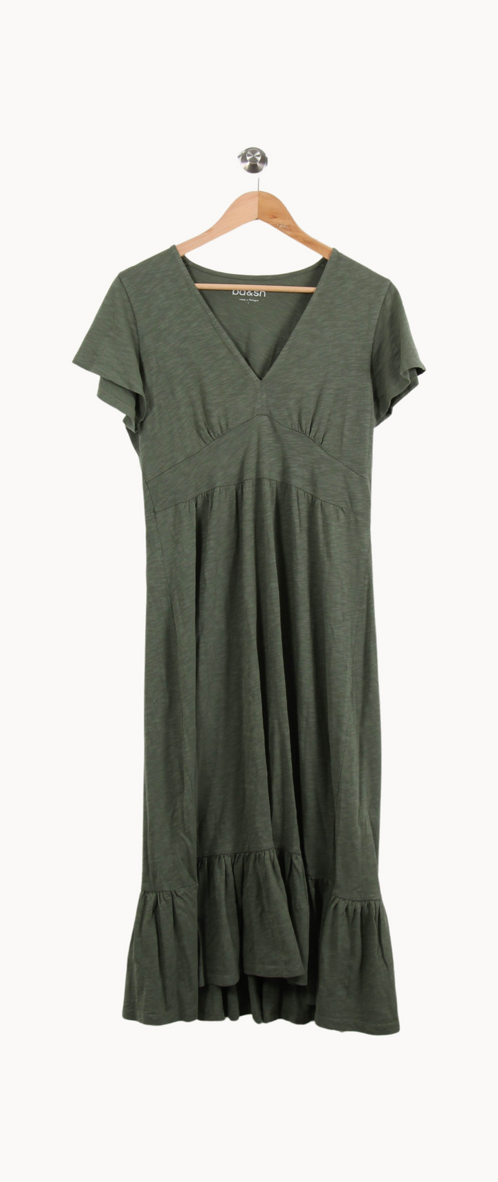 Robe Longue Verte - Taille S/36 de la marque ba&sh | PARAD68985 - Vendu par Paradigme - Image 2