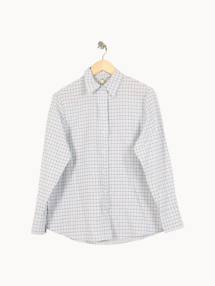 Chemise Blanche et Bleue - Taille S/36 de la marque Ines de la Fressange Paris | PARAD67910 - Vendu par Paradigme - Image 2