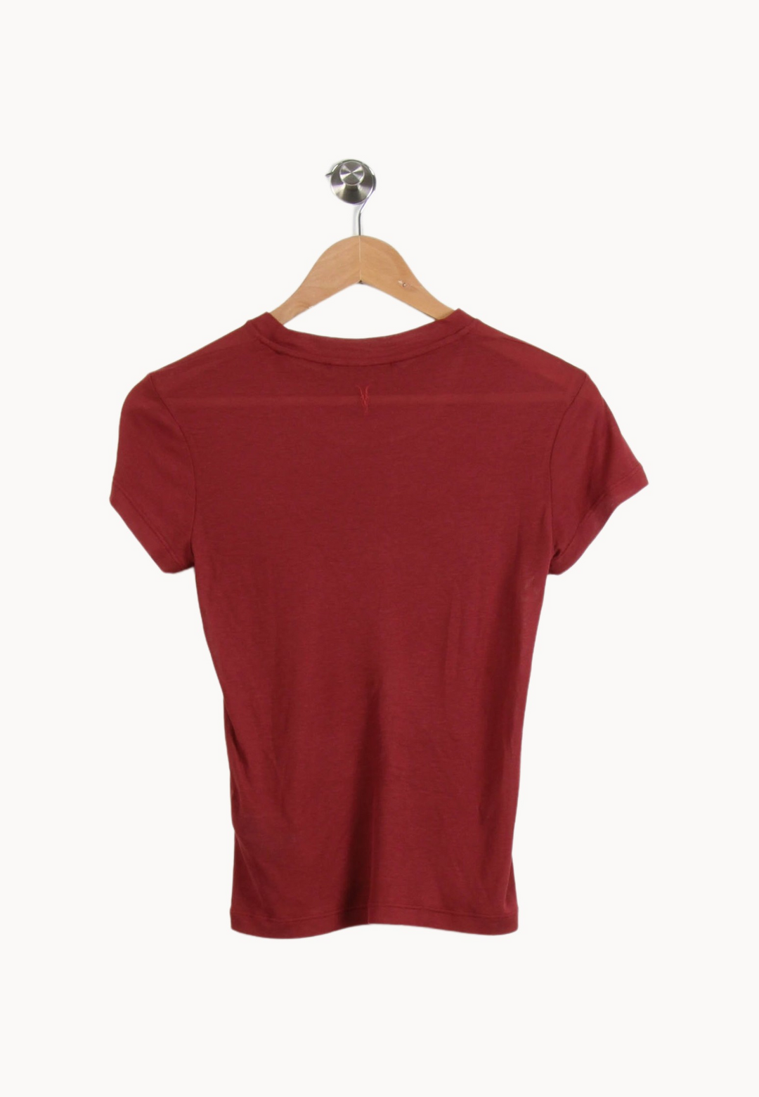 Tee-shirt Bordeaux - Taille XS/34 de la marque All Saints | PARAD67307 - Vendu par Paradigme - Image 4