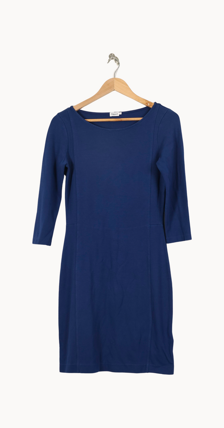 Robe Droite Bleue - Taille S/36 de la marque Filippa K | PARAD53922 - Vendu par Paradigme - Image 2