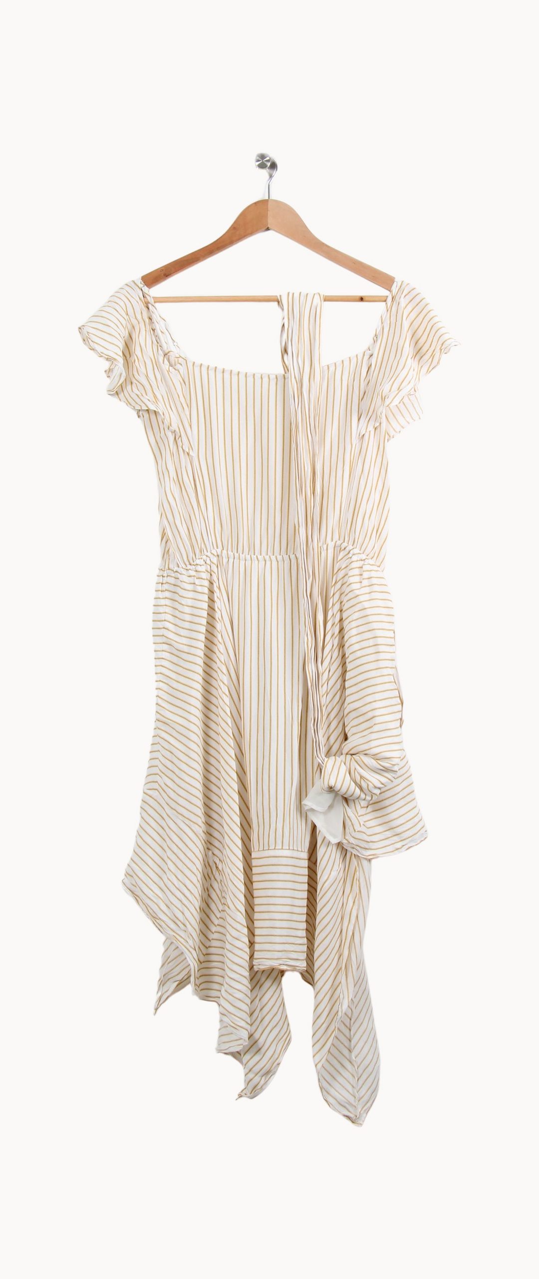 Robe Courte Blanc et Jaune - Taille L/40 de la marque Gerard Darel | PARAD61307 - Vendu par Paradigme - Image 4