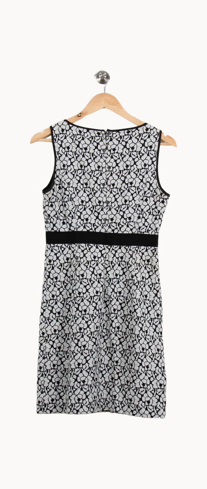 Robe Fleurie Noire et Blanche - Taille S/36 de la marque Maison 123 | PARAD69194 - Vendu par Paradigme - Image 4