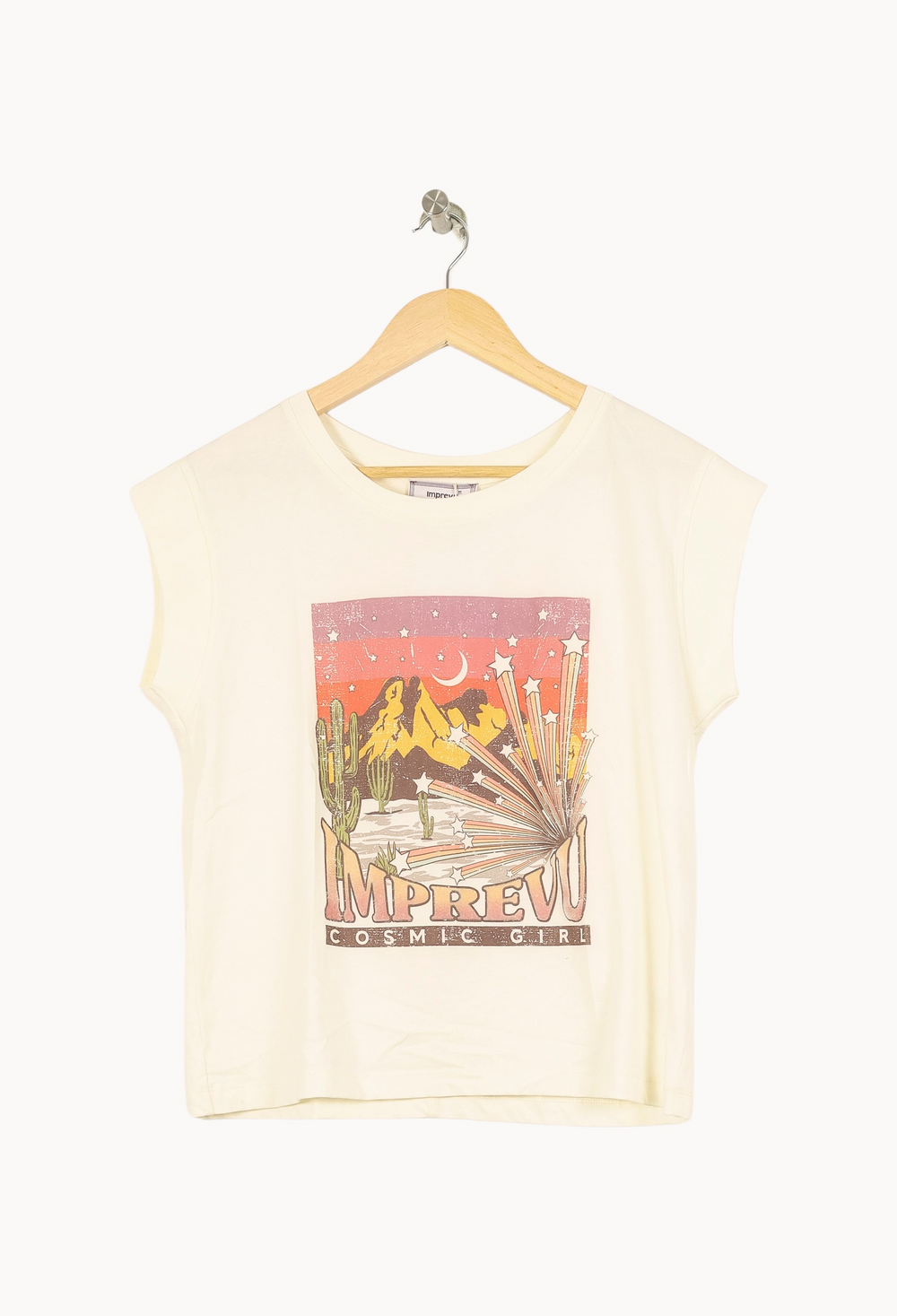 Tee-shirt Beige - Taille XS/34 de la marque Imprevu | PARAD67512 - Vendu par Paradigme - Image 2