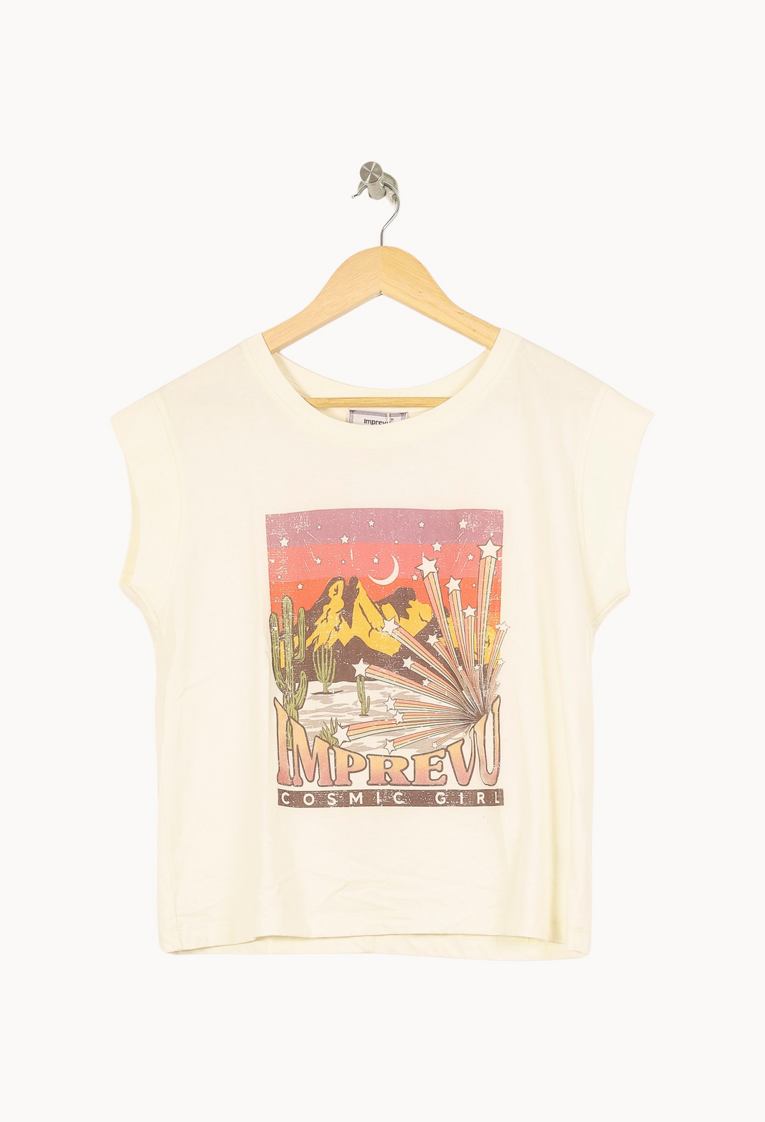 Tee-shirt Beige - Taille XS/34 de la marque Imprevu | PARAD67512 - Vendu par Paradigme - Image 2
