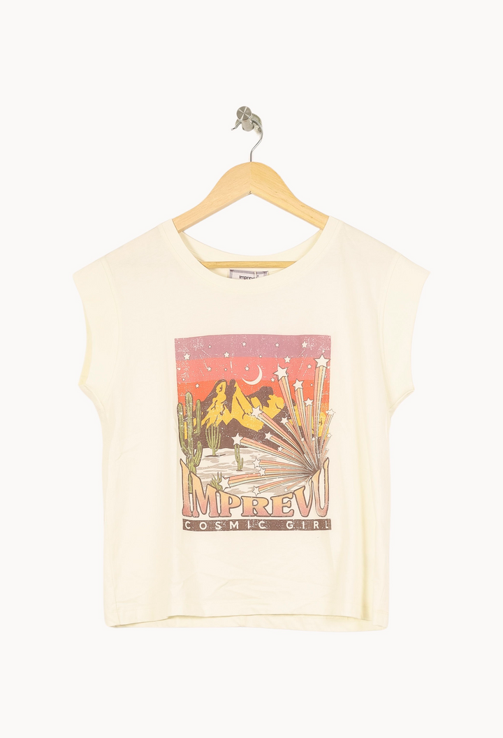 Tee-shirt Beige - Taille XS/34 de la marque Imprevu | PARAD67512 - Vendu par Paradigme - Image 2