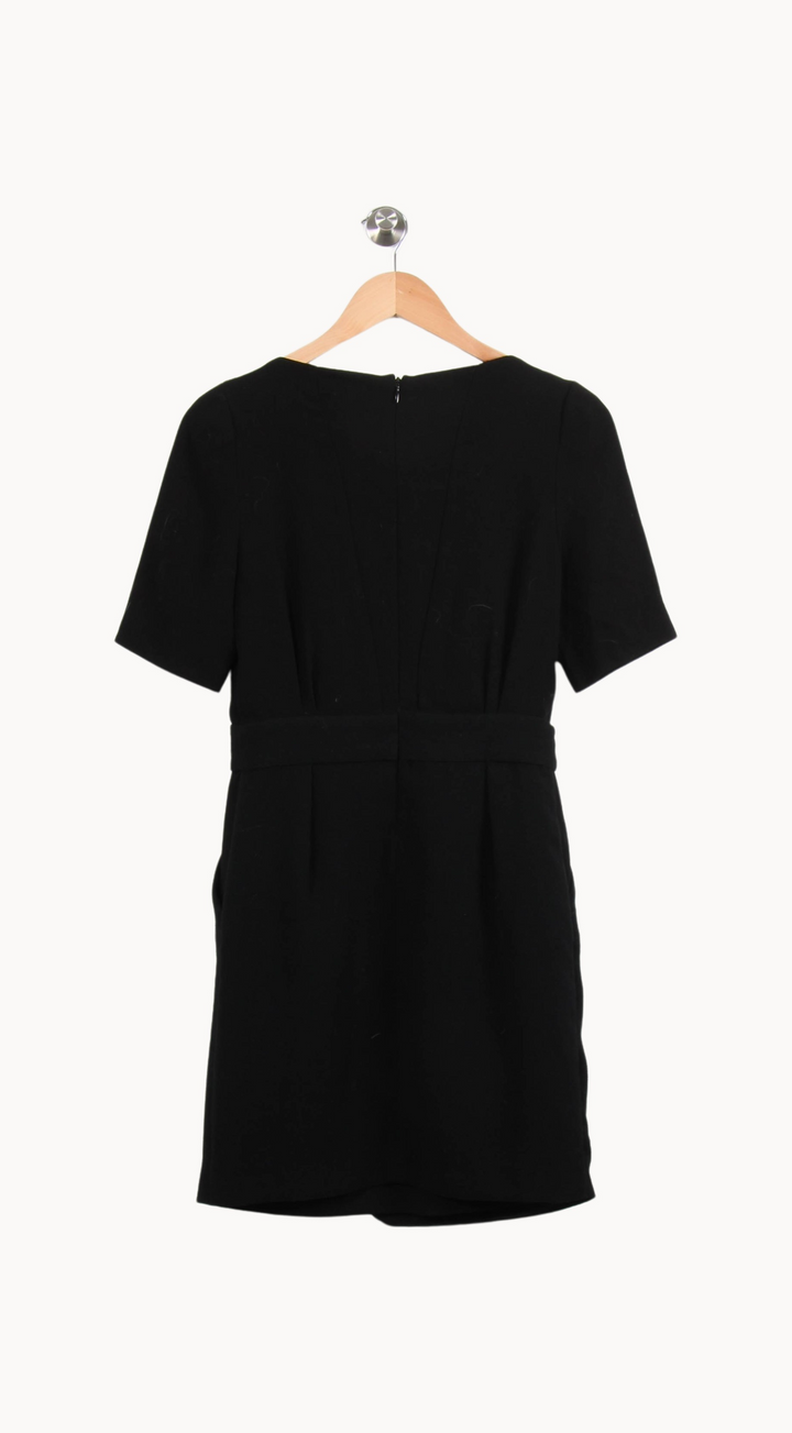 Robe Courte Noire - Taille S/36 de la marque Maje | PARAD65122 - Vendu par Paradigme - Image 4