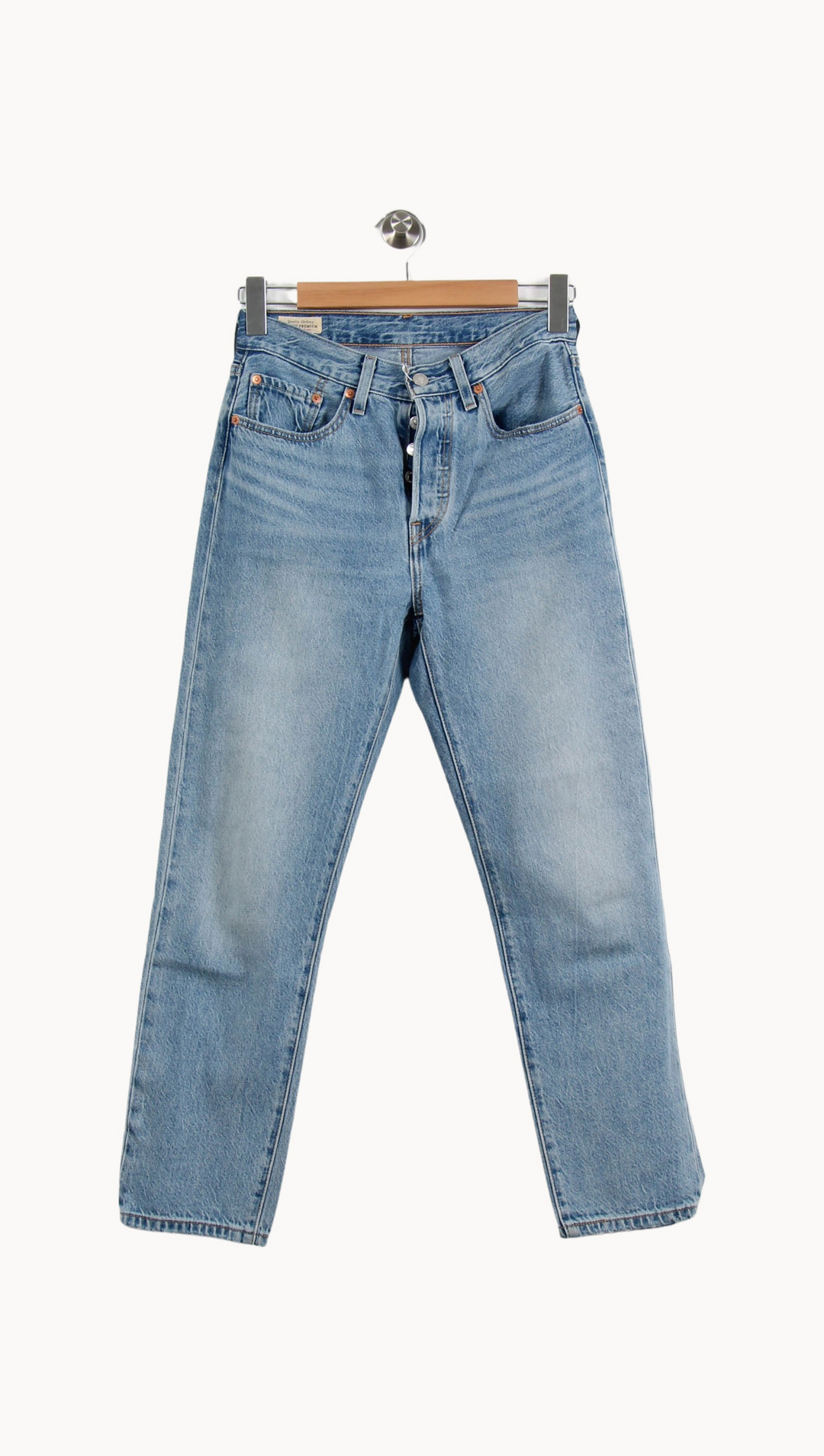 Jean Droit Bleu - Taille S/36 de la marque Levi's | PARAD67145 - Vendu par Paradigme - Image 2