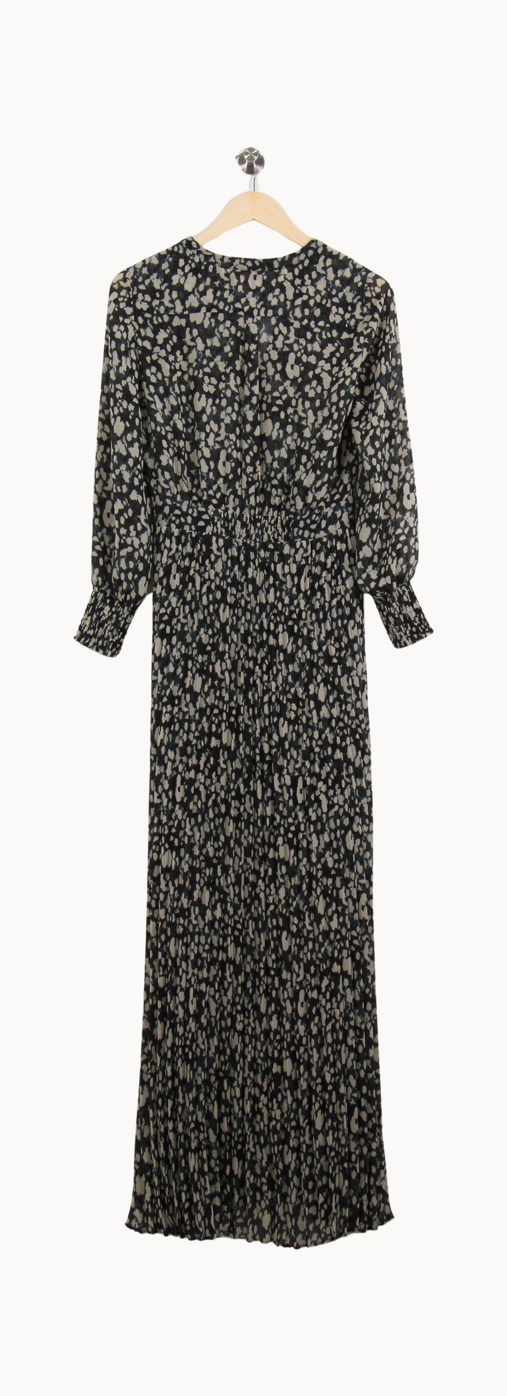 Robe Longue Noire et Beige - Taille XS/34 de la marque ba&sh | PARAD53064 - Vendu par Paradigme - Image 4