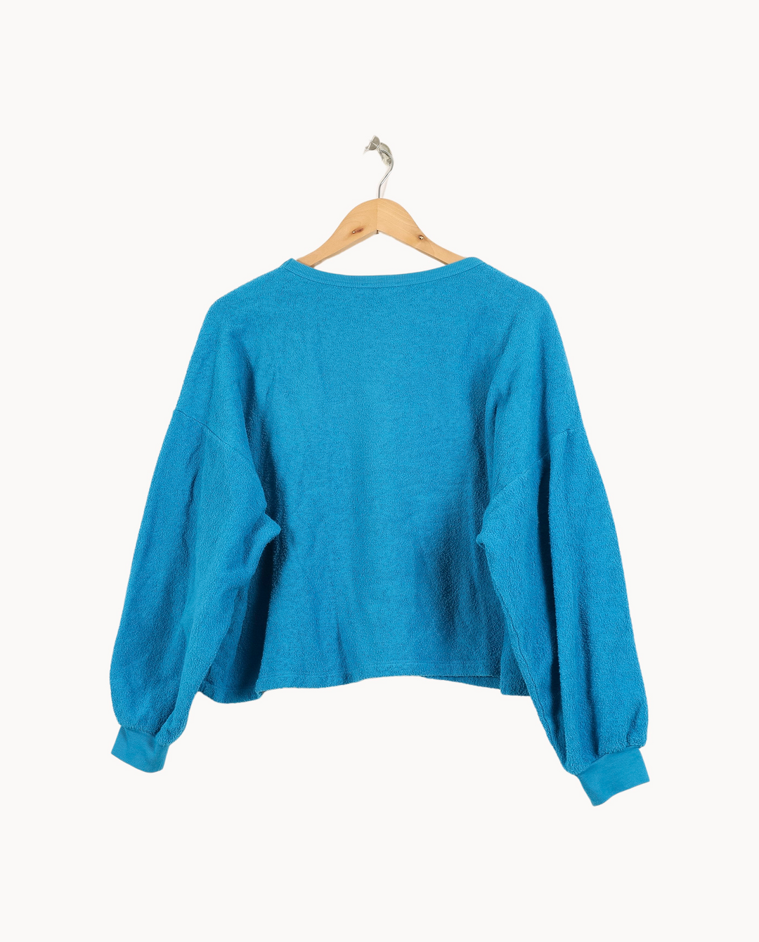 Sweatshirt Bleu - Taille S/36 de la marque American Vintage | PARAD69295 - Vendu par Paradigme - Image 4