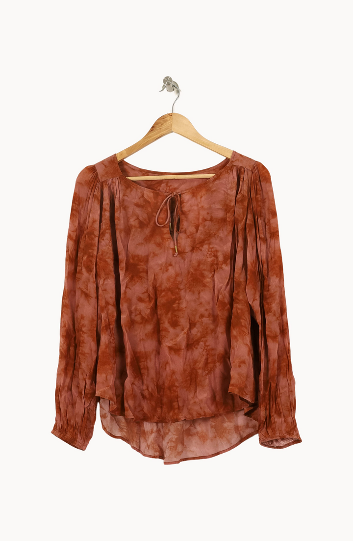 Blouse Marron - Taille S/36 de la marque Louise Misha | PARAD67541 - Vendu par Paradigme - Image 2