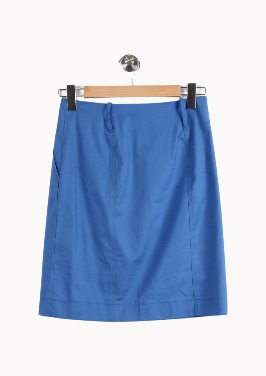 Jupe Droite Bleue - Taille M/38 de la marque Caroll | PARAD65076 - Vendu par Paradigme - Image 4