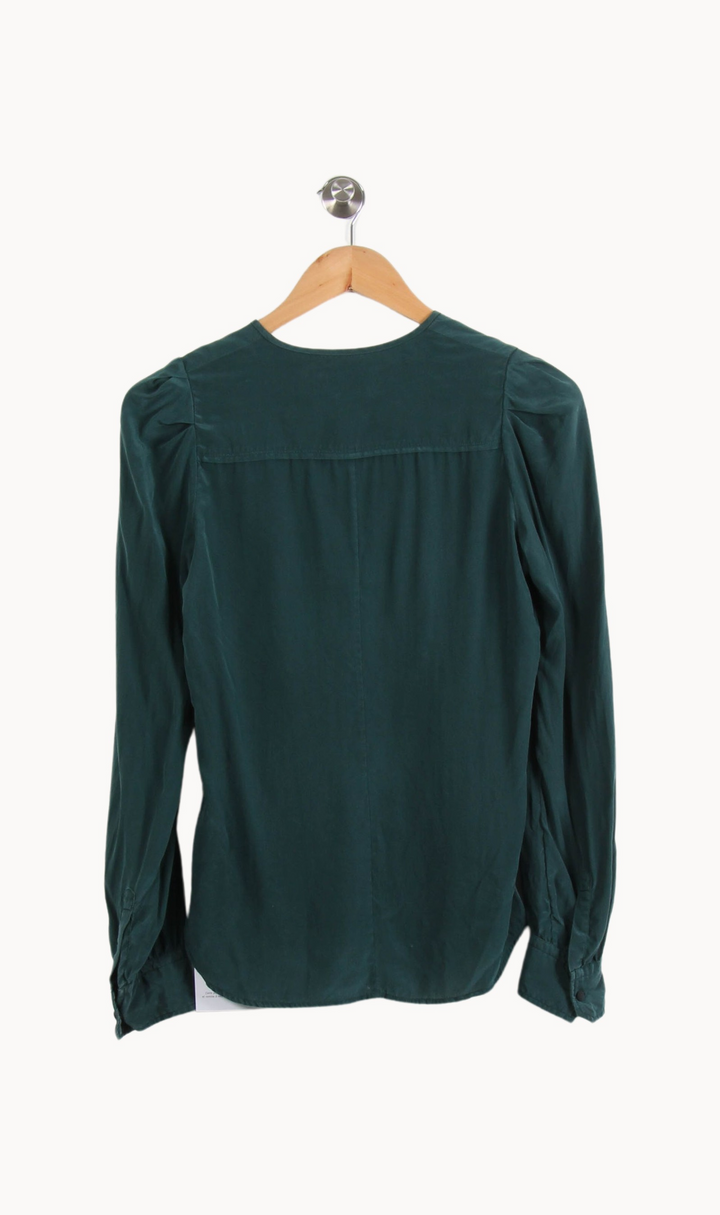 Blouse Verte - Taille M/38 de la marque Isabel Marant étoile | PARAD65231 - Vendu par Paradigme - Image 4