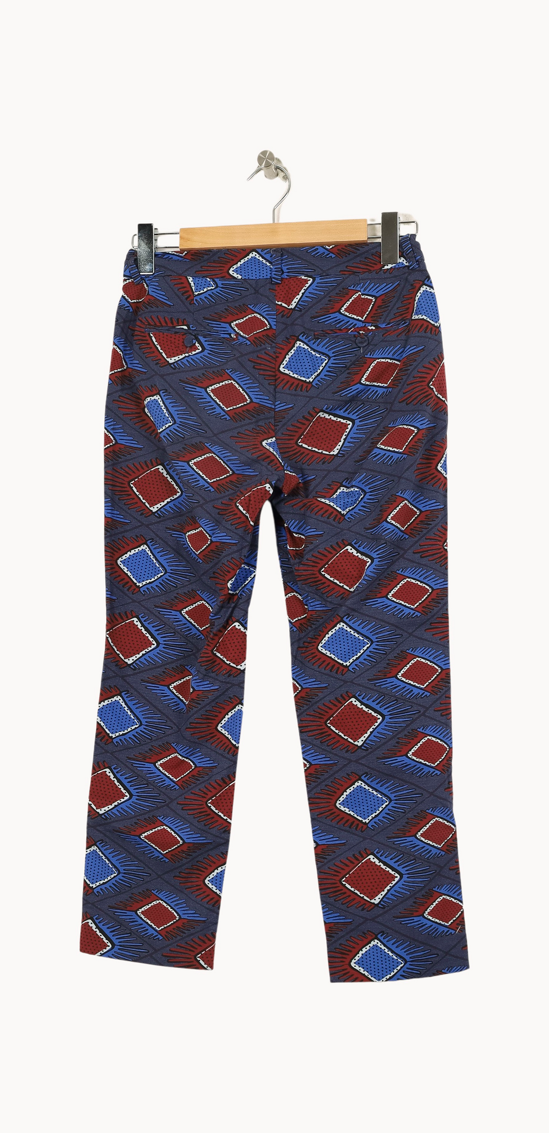 Pantalon Bleu et Rouge - Taille XS/34 de la marque Weekend Max Mara | PARAD54027 - Vendu par Paradigme - Image 4