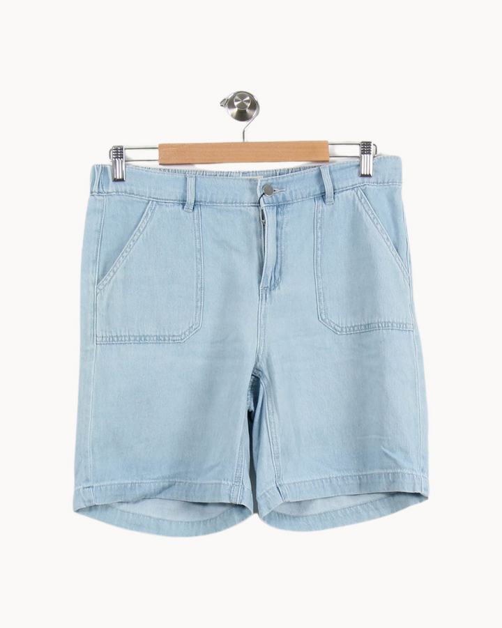 Short Bleu Clair - Taille L/40 de la marque Maison 123 | PARAD55254 - Vendu par Paradigme - Image 2