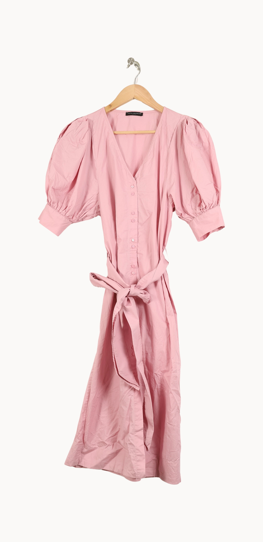 Robe Midi Rose - Taille XS/34 de la marque Tara Jarmon | PARAD52904 - Vendu par Paradigme - Image 2