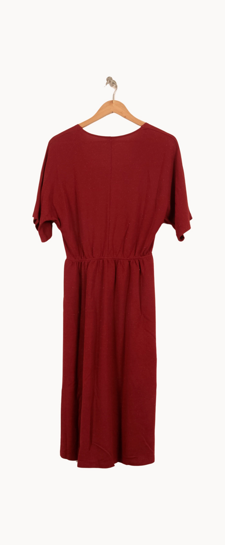 Robe Midi Bordeaux - Taille XS/34 de la marque Des petits hauts | PARAD64001 - Vendu par Paradigme - Image 4