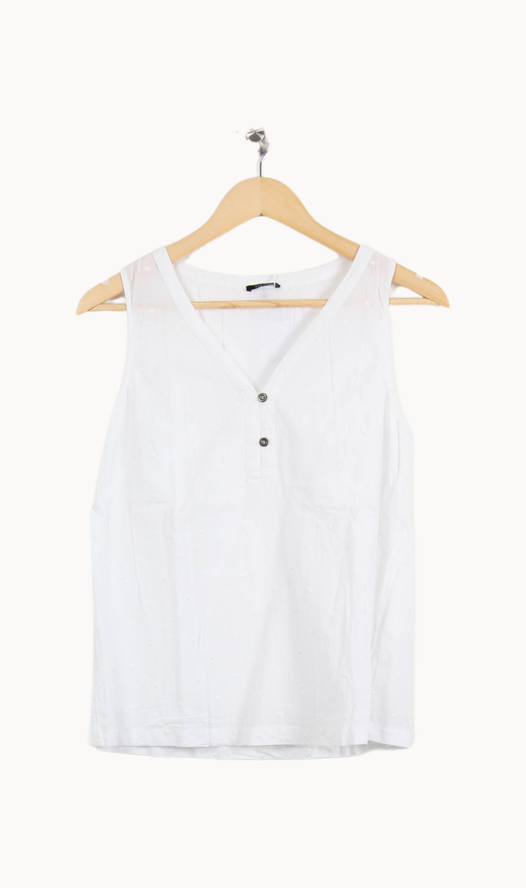 Débardeur Blanc - Taille M/38 de la marque One Step | PARAD67113 - Vendu par Paradigme - Image 2