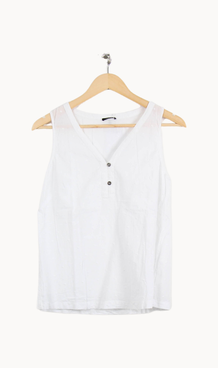 Débardeur Blanc - Taille M/38 de la marque One Step | PARAD67113 - Vendu par Paradigme - Image 2