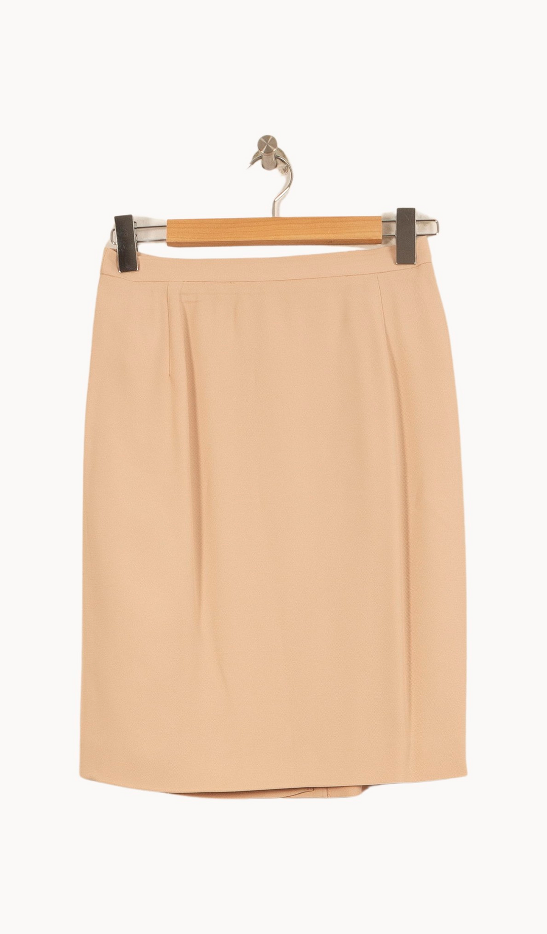 Jupe Droite Beige - Taille XL/42 de la marque Max Mara | PARAD63525 - Vendu par Paradigme - Image 2