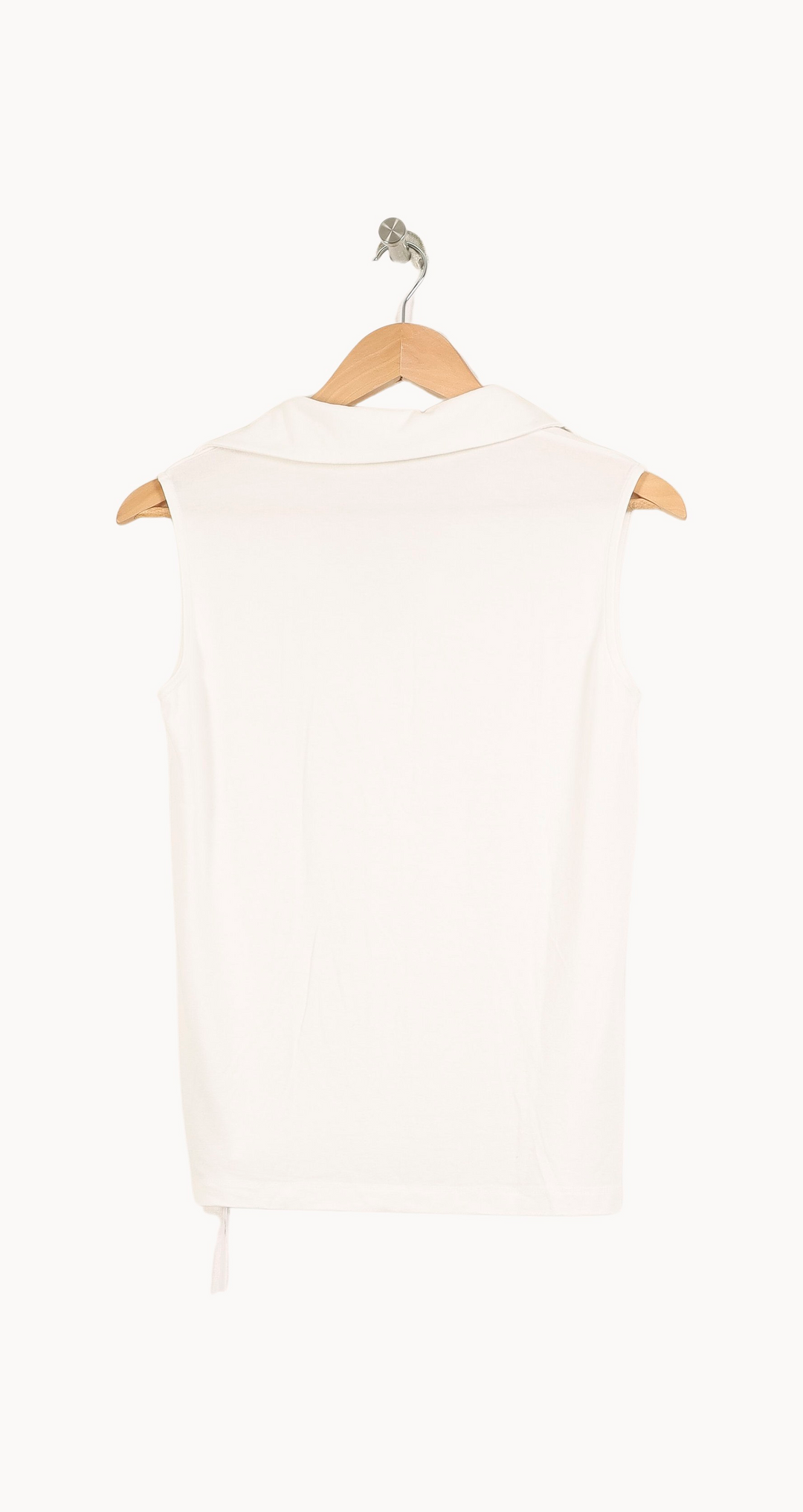Chemisier Sans Manches Blanc - Taille S/36 de la marque Caroll | PARAD69087 - Vendu par Paradigme - Image 4