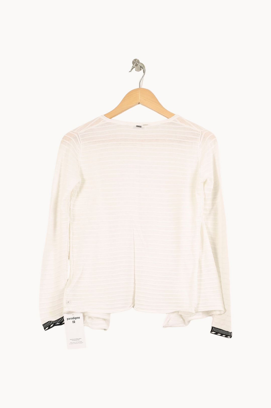 Cardigan Blanc - Taille XS/34 de la marque IKKS | PARAD69279 - Vendu par Paradigme - Image 4