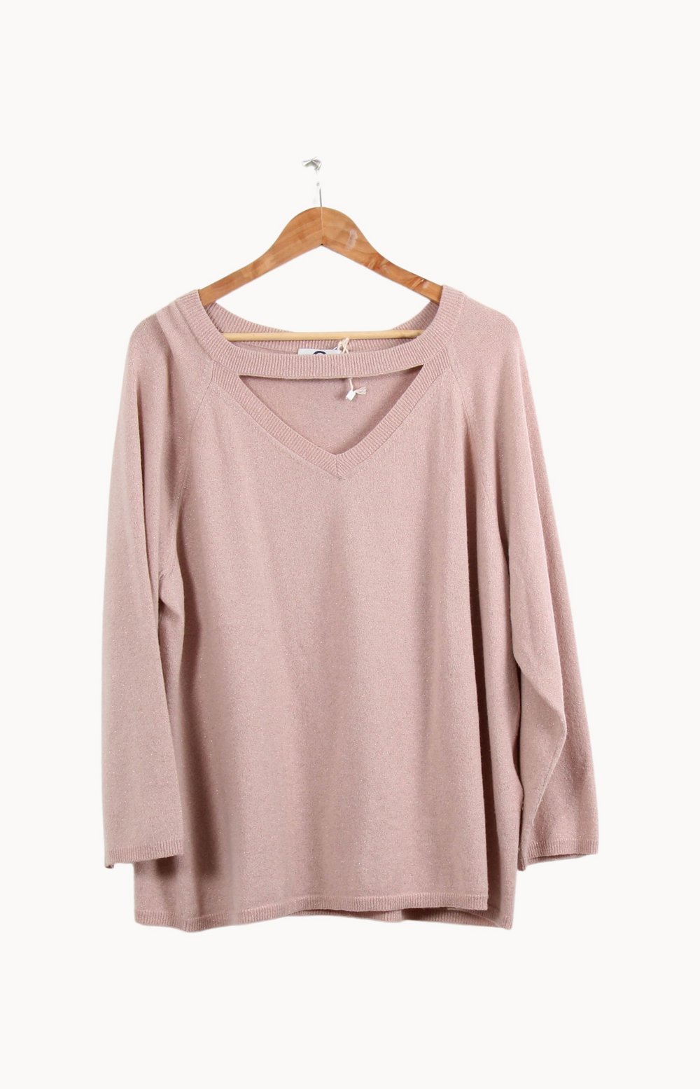 Pull Rose - Taille XL/42 de la marque Marina Rinaldi | PARAD65162 - Vendu par Paradigme - Image 2
