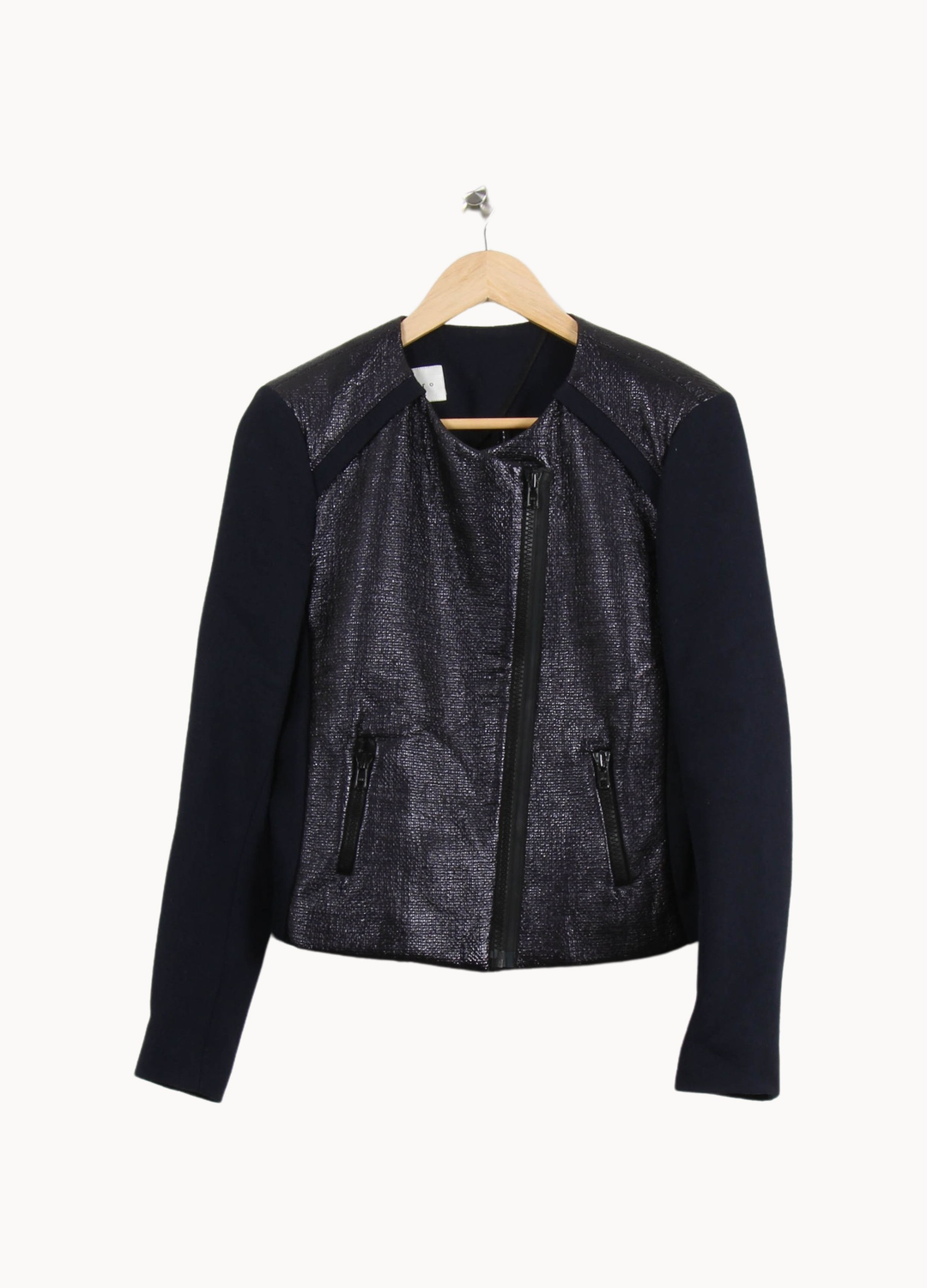 Blouson Bleu - Taille L/40 de la marque Sandro | PARAD55571 - Vendu par Paradigme - Image 2