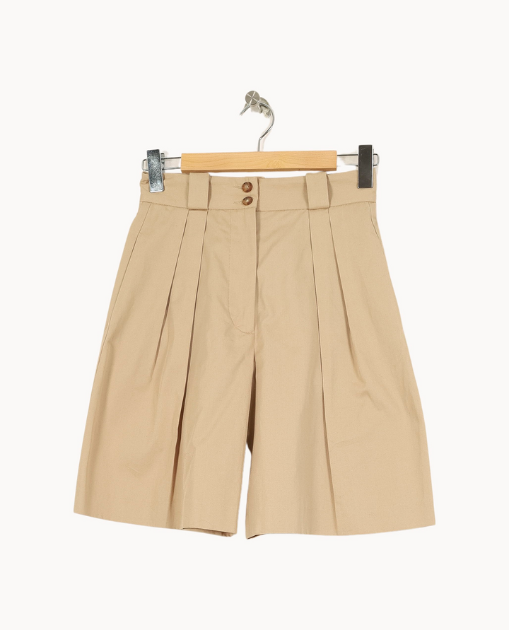 Short Beige - Taille S/36 de la marque Ines de la Fressange Paris | PARAD69031 - Vendu par Paradigme - Image 2